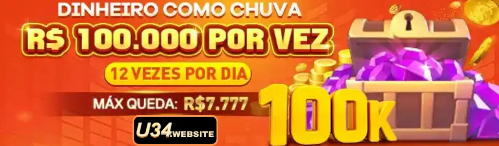 U34 12 chances diárias de ganhar muito